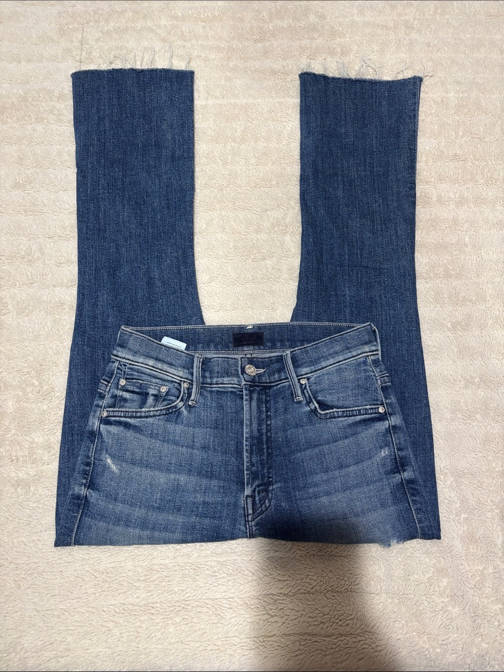Mother Denim The Insider Crop Fray